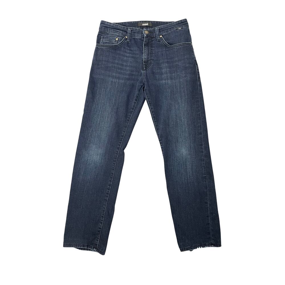 Mavi Zach Straight Leg Dark Wash Denim Jeans Stretchy 30 X 32‎ Classic 5 Pocket